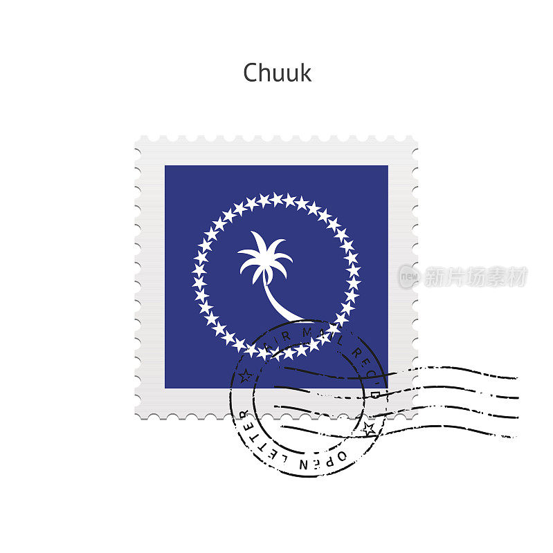 Chuuk Flag邮票